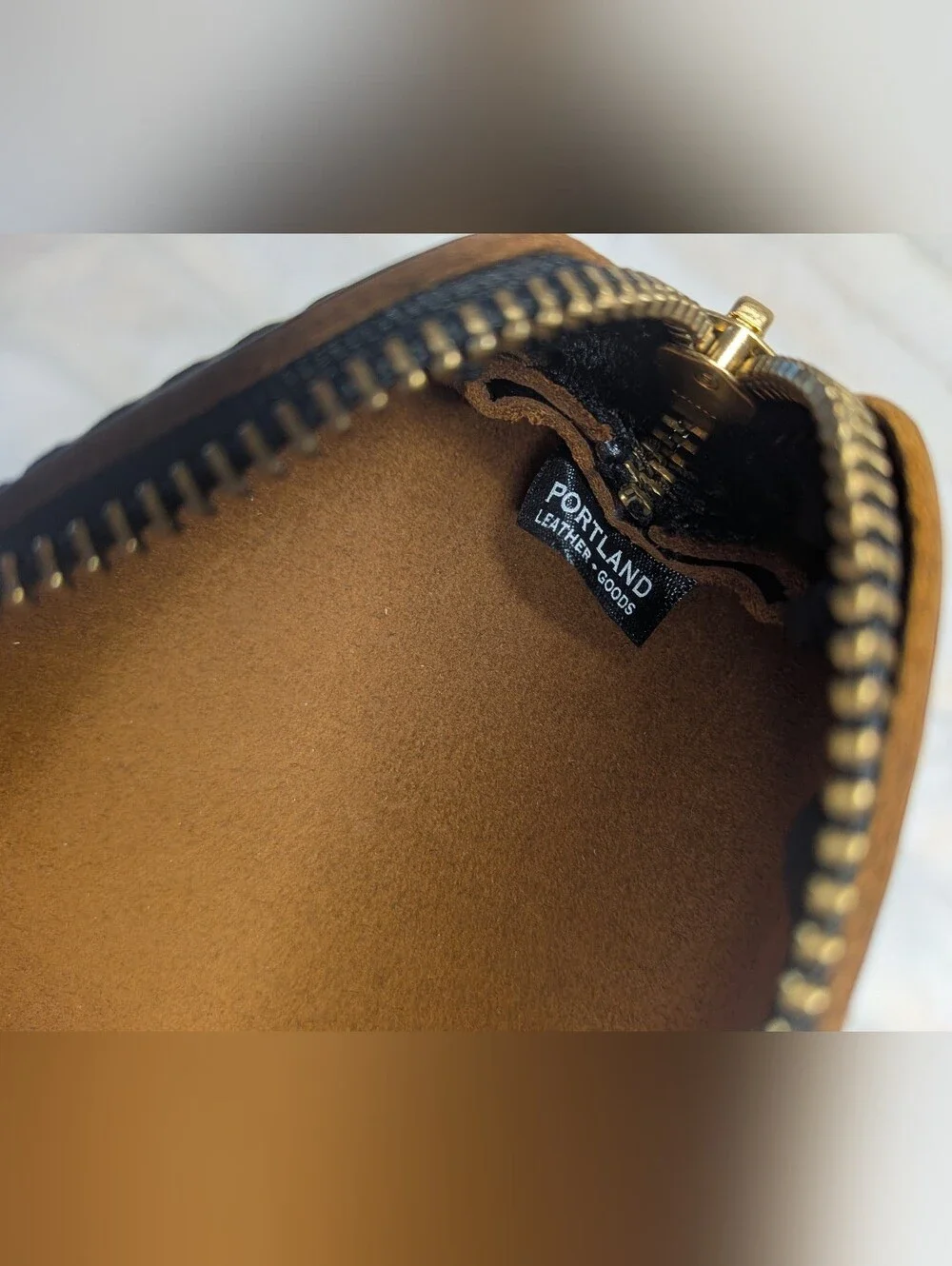 Portland Leather Goods Sidekick Pouch Cold brew Colorway